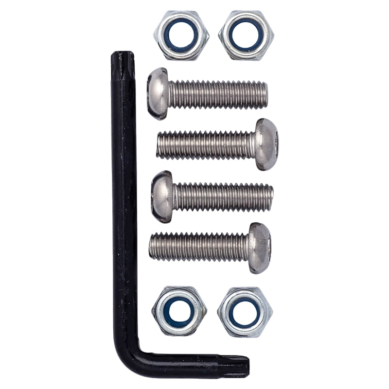 Cruiser Accessories Metric Locking License-Plate Fasteners with Star Pin
