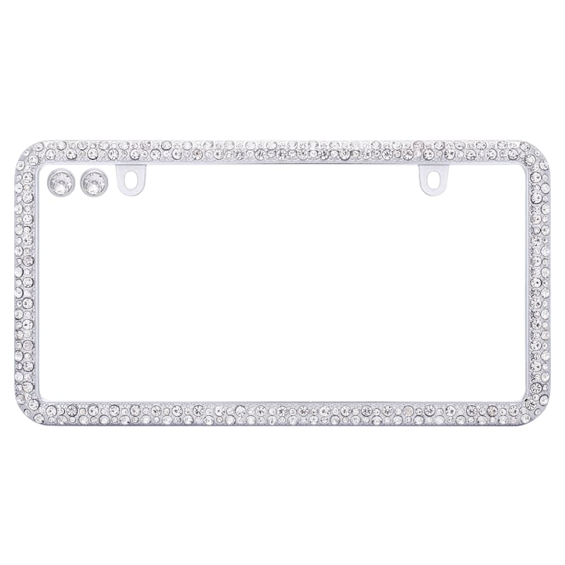 Cruiser Accessories Elegance License-Plate Frame with Fastener Caps