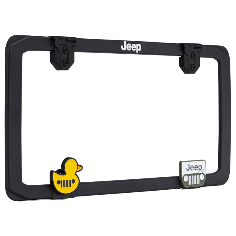 Cruiser Accessories Jeep License-Plate Frame with Fastener Caps