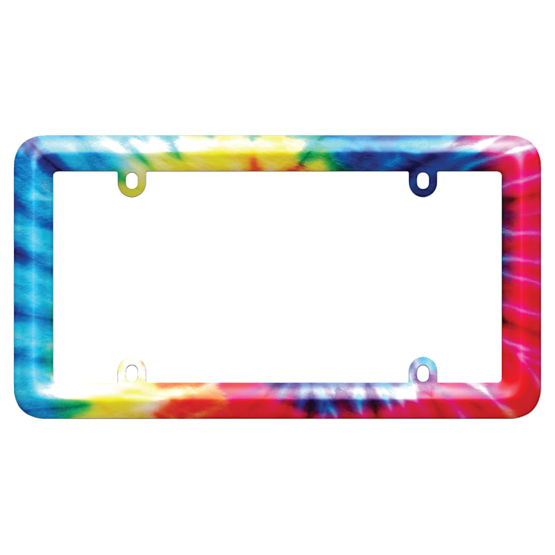 Cruiser Accessories Tie-Dye Bold-Graphics License-Plate Frame