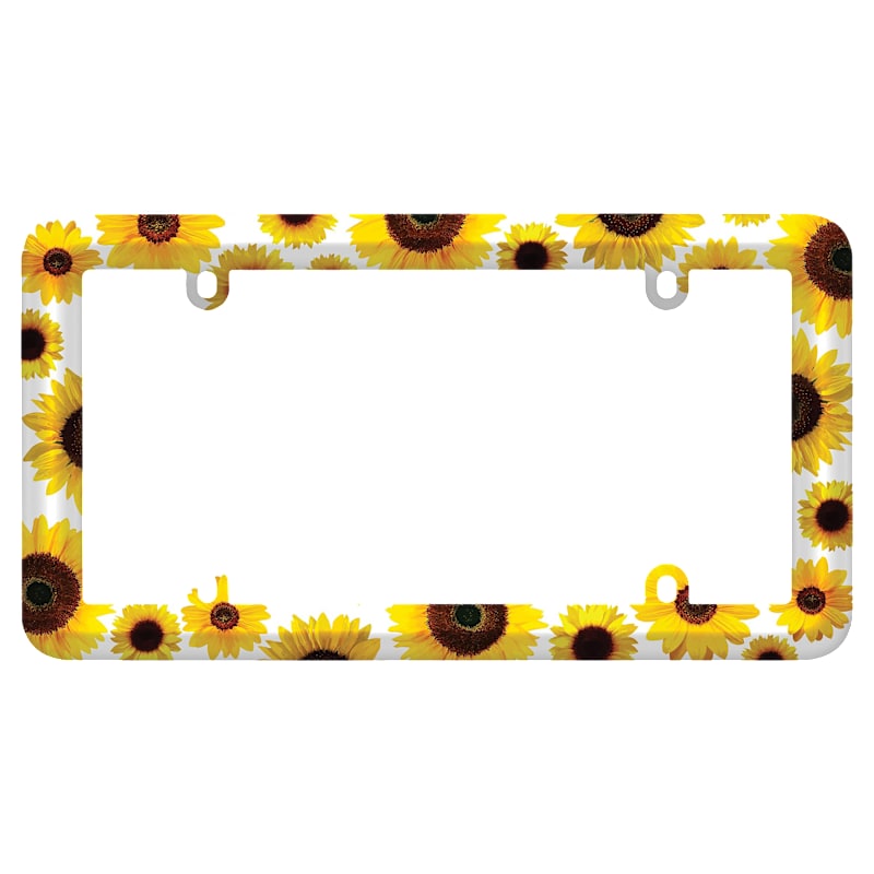 Cruiser Accessories Sunflowers Bold Graphics License-Plate Frame