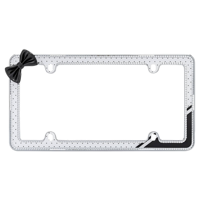 Cruiser Accessories Retro Polka-Dot Blind License-Plate Frame