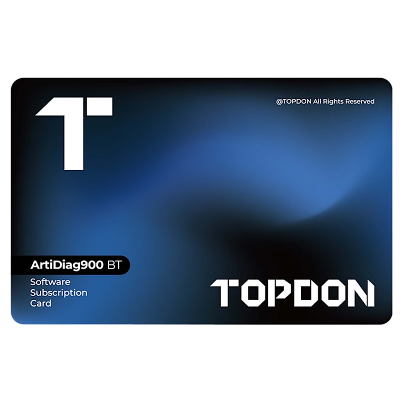 Topdon ArtiDiag 900BT Online Update