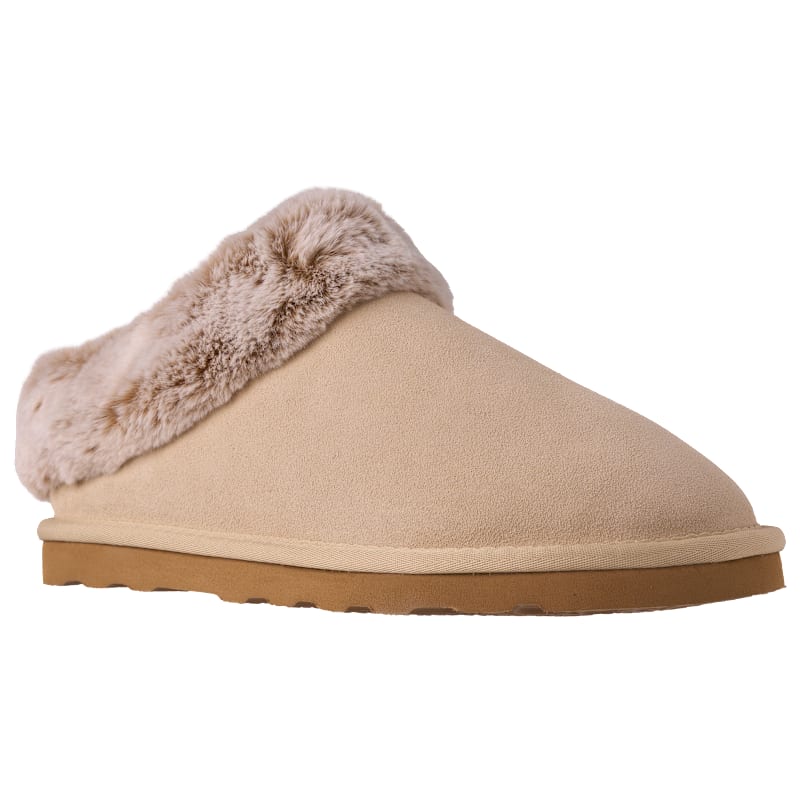 Natural Reflections Lucia Suede Fur-Lined Clogs for Women