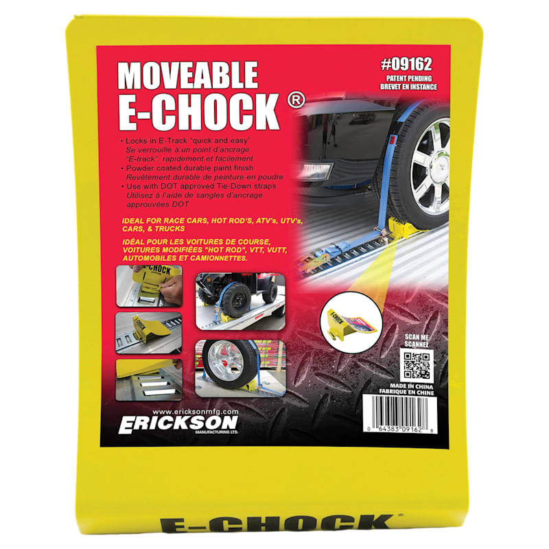 Erickson E-Track Wheel Chock