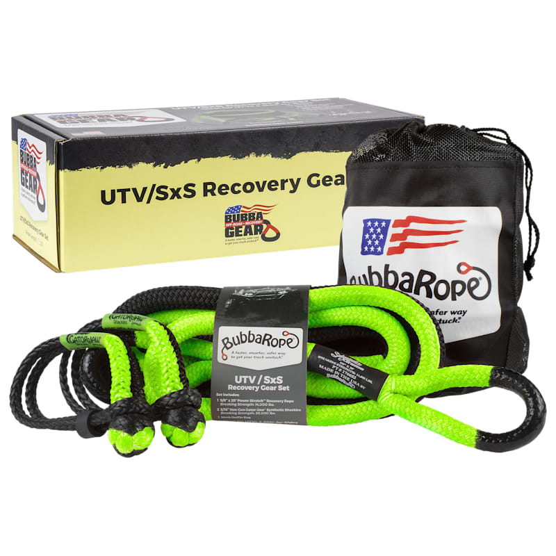 Bubba Rope Off-Road UTV/SxS Recovery Gear Set