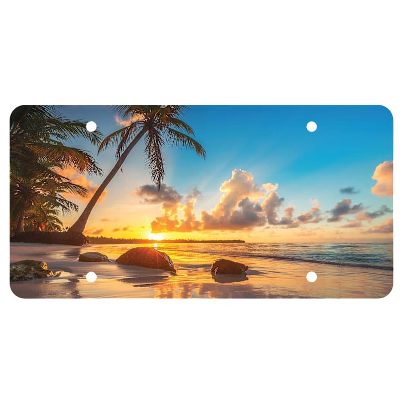 Cruiser Accessories Beach Novelty License Plate