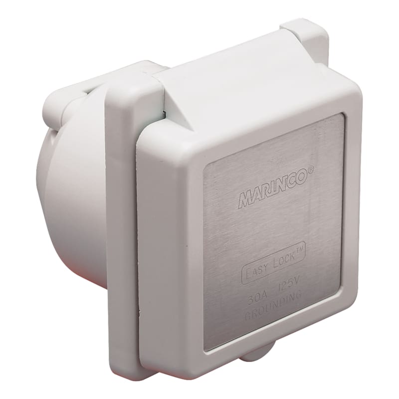 Marinco 30A Plastic Shore Power Inlet