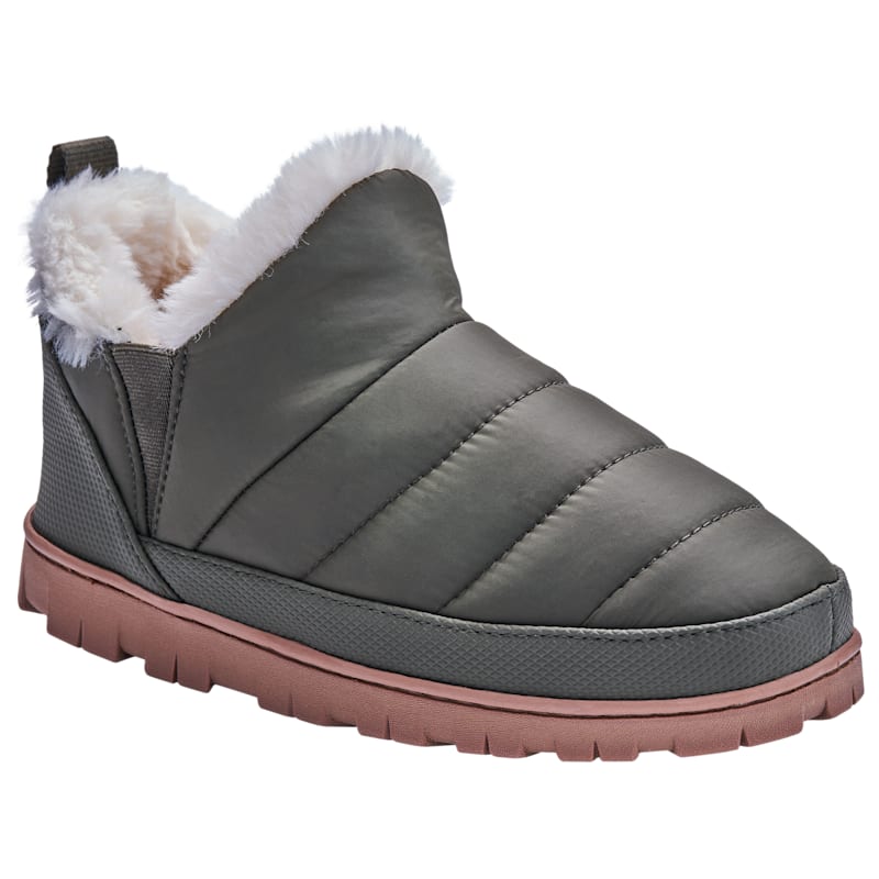 Natural Reflections Quilted Nylon Booties
