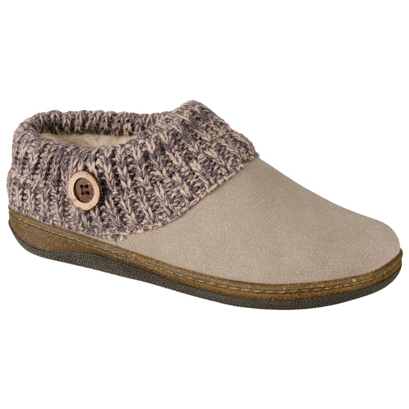 Natural Reflections Knit Collar Clogs