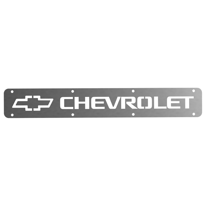 Rock Tamers Chevrolet Trim Plates Pair