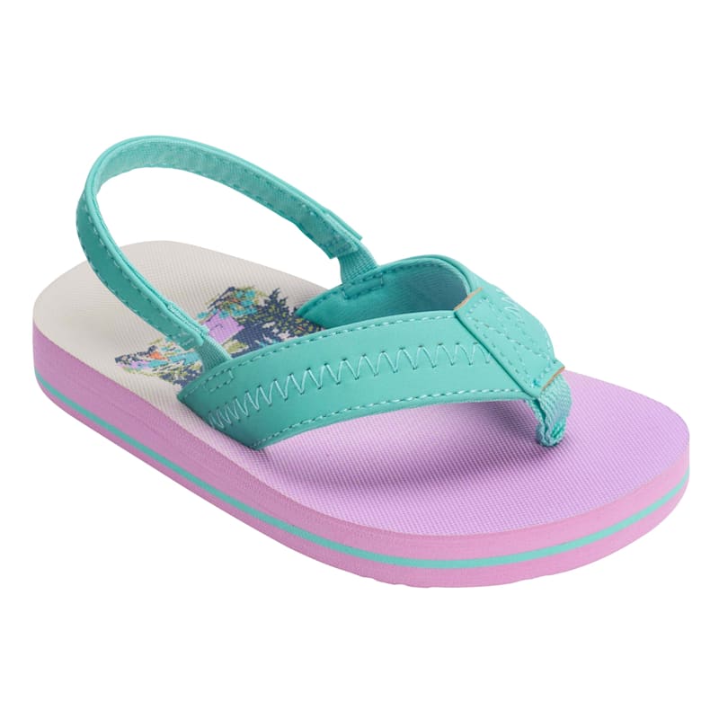Outdoor Kids Starfish Flip Thong Sandals for Toddlers