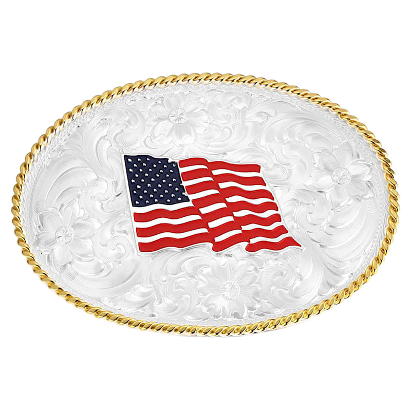 Montana Silversmiths America the Great Belt Buckle
