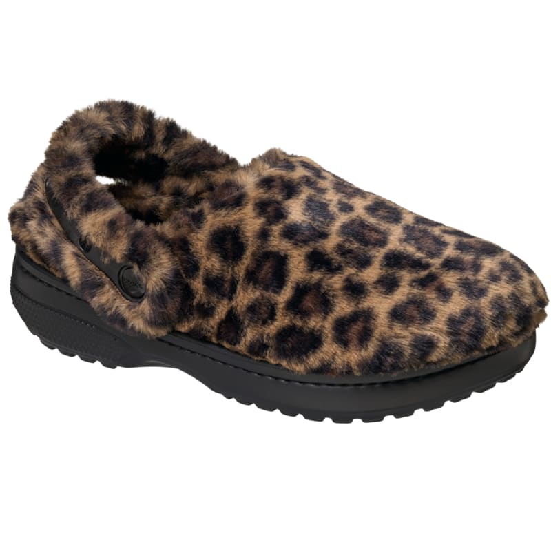 Crocs Classic Unfurgettable Leopard Print Clogs for Women