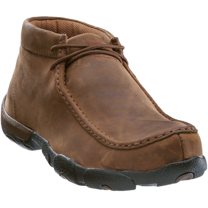 Twisted X Steel Toe Chukka Driving Mocs for Men