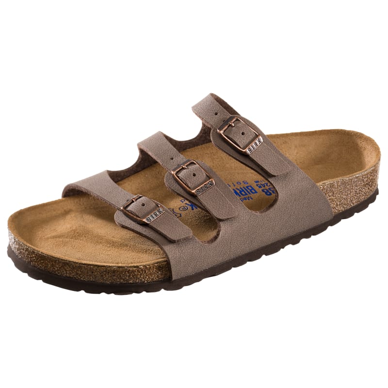 Birkenstock Florida Soft Footbed Birkibuc Sandals for Ladies