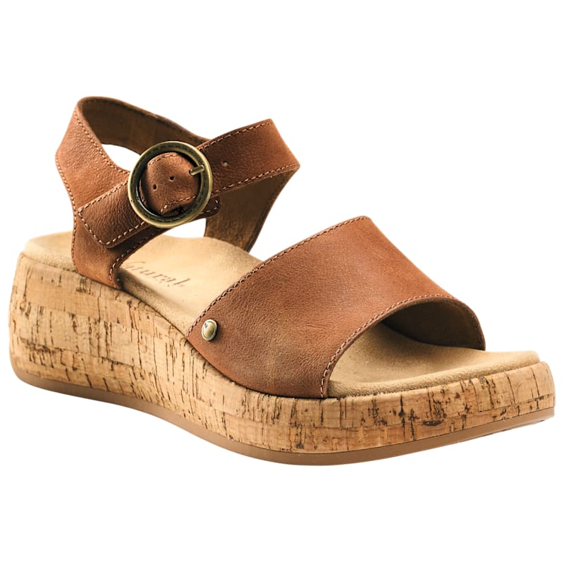 Natural Reflections Kenzie Cross Strap Sandals for Women