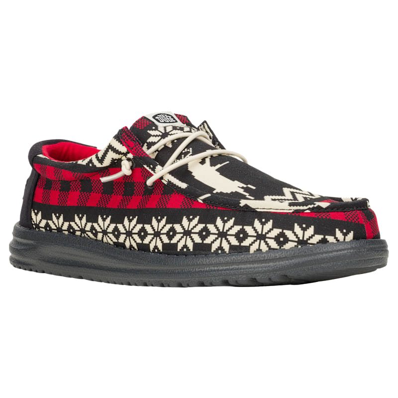 HEYDUDE Wally Holiday Cheers Slip-On Shoes for Men