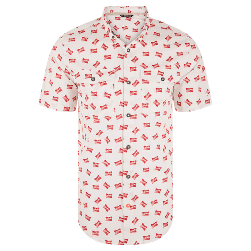 Drake Waterfowl Cotton Drake Life Print Short-Sleeve Shirt