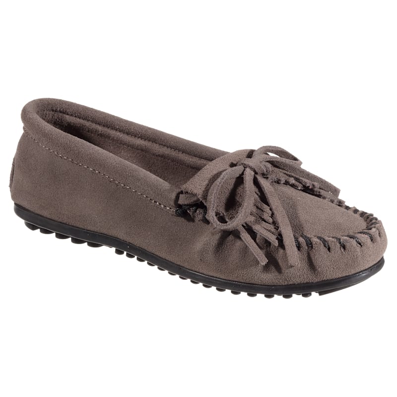 Minnetonka Moccasin Kilty Hardsole Moc Slip-On Shoes for Ladies