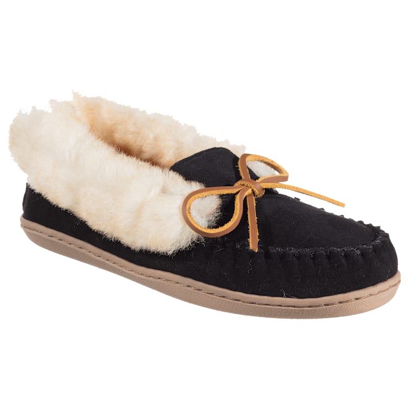Minnetonka Moccasin Alpine Sheepskin Moc Slippers for Ladies