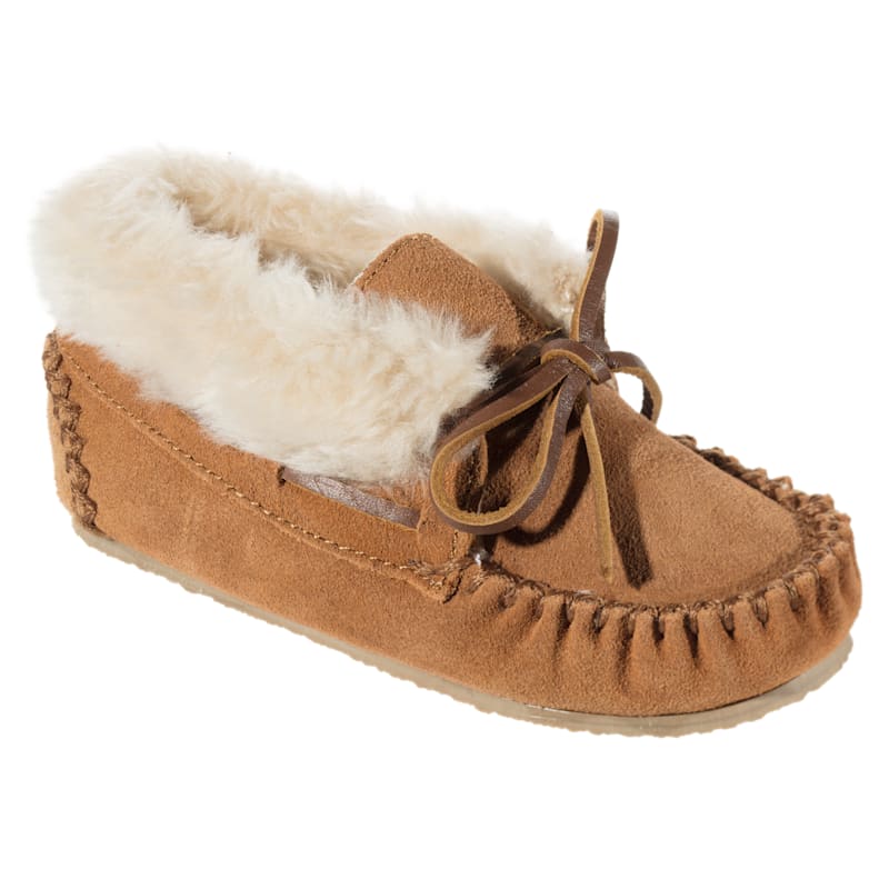 Minnetonka Moccasin Charley Slippers for Toddlers or Kids