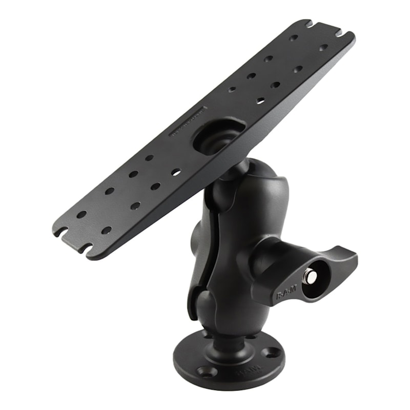RAM Mounts RAM Flat Surface Marine Electronic Heavy-Duty Universal Mount for 7"-10" Fishfinders