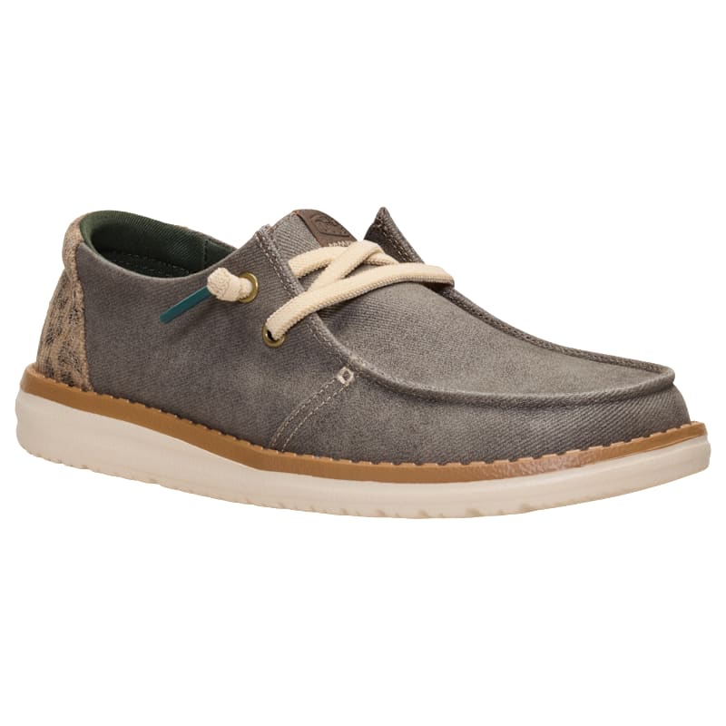 HEYDUDE Wendy Workwear Leo Cheetah Slip-On Canvas Shoes for Women