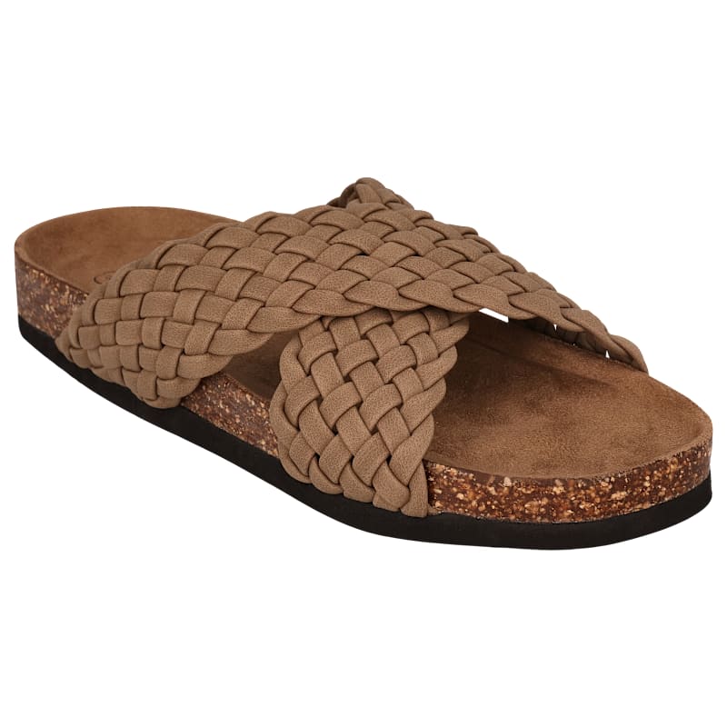 Natural Reflections Retro Cross Braided Sandals