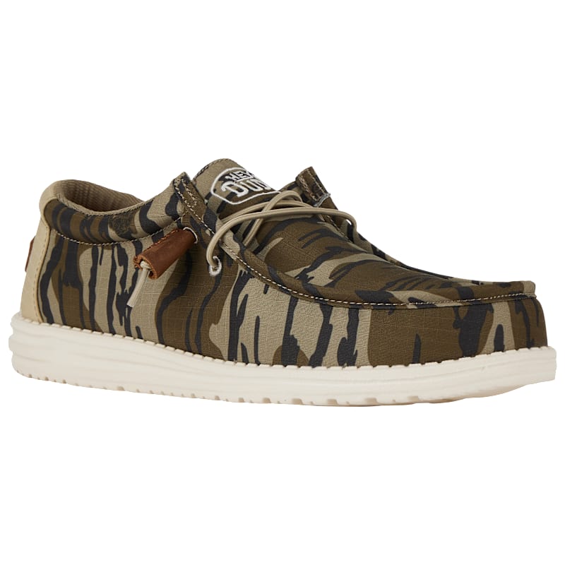 HEYDUDE Wally Mossy Oak Shoes for Men
