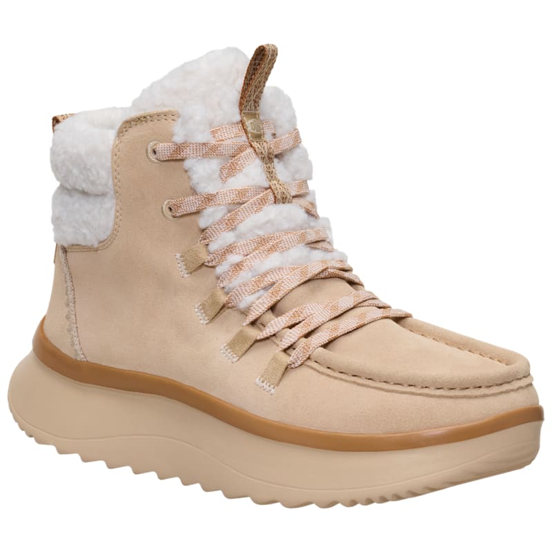 HEYDUDE Wendy Peak Apres Suede Cozy Boots for Ladies