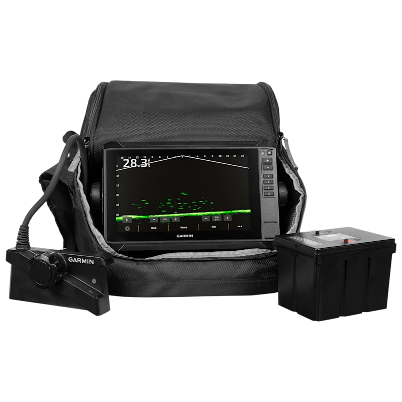 Garmin ECHOMAP UHD2 LiveScope Plus Ice-Fishing Bundle LI