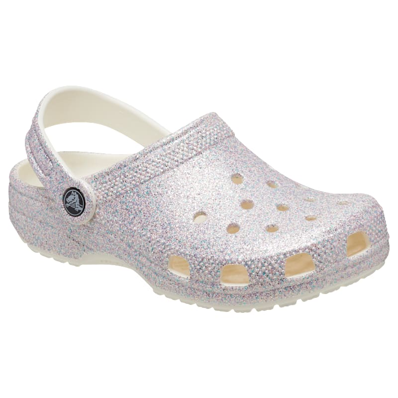 Crocs Classic Glitter Clogs for Kids
