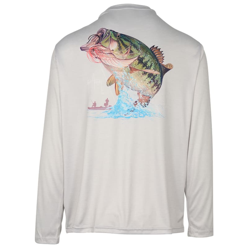 Guy Harvey Titan Bass Performance Sun Protection Long-Sleeve Shirt