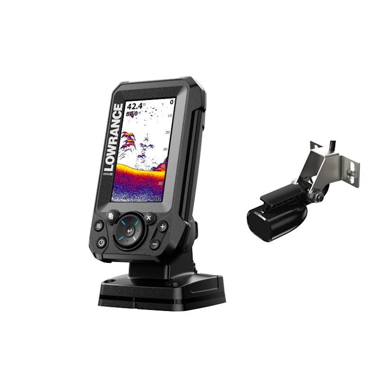 Lowrance Eagle 4x Fish Finder with Bullet Skimmer Transducer