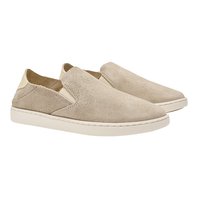 OluKai Pehuea Luxe Suede Slip-On Sneakers for Ladies
