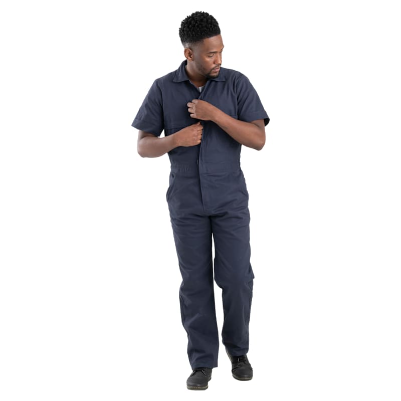 Berne Highland Short-Sleeve Flex Poplin Coverall