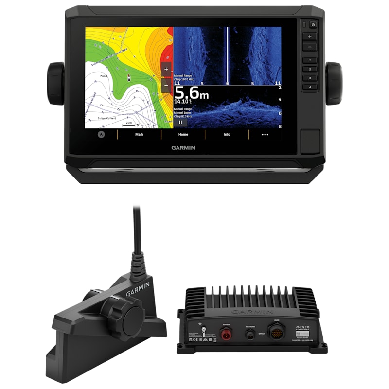 Garmin ECHOMAP UHD2 93SV GT54 Transducer with LiveScope Plus LVS34 Bundle