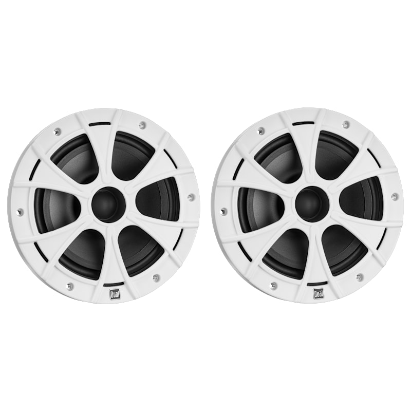 Dual DMS165L 6.5" Marine Dual-Cone Speakers with Blue Illuminite LED Illumination