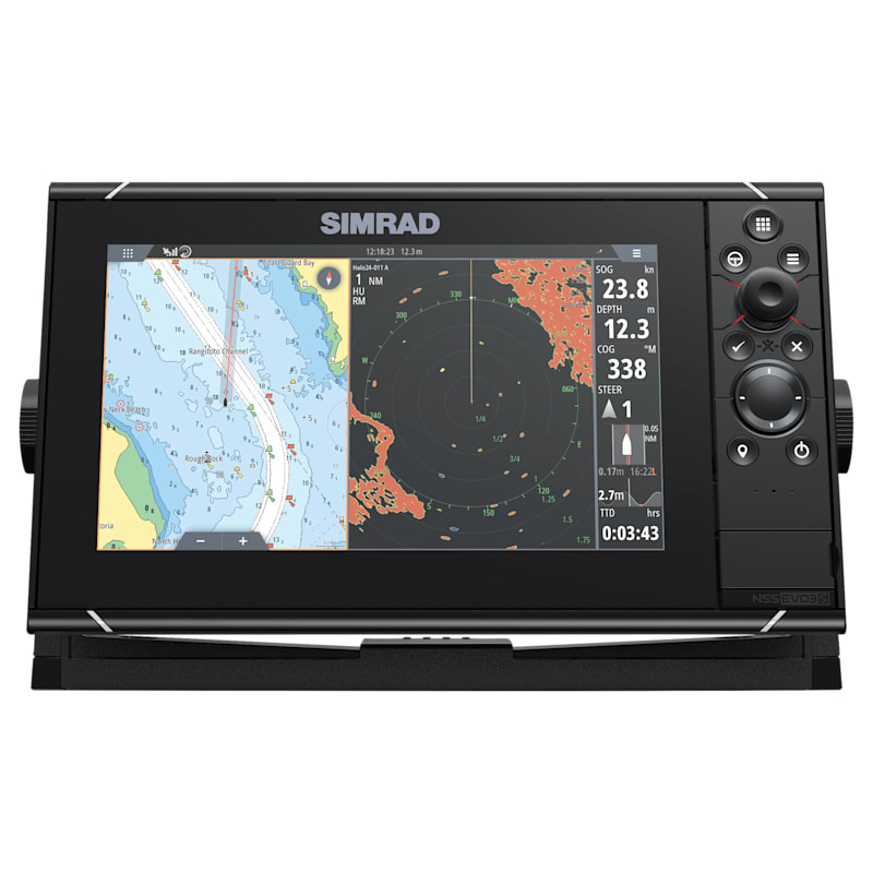 Simrad NSS evo3S Fish Finder/Chartplotter with C-MAP US Enhanced Charts