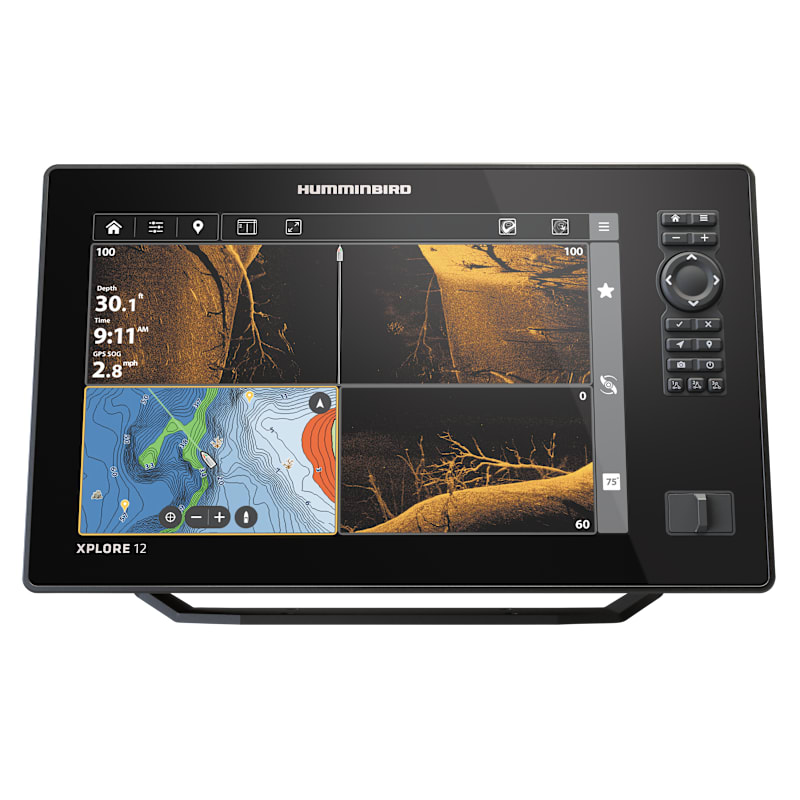 Humminbird XPLORE 12 CMSI+ CHIRP MEGA SI Fish Finder/Chartplotter