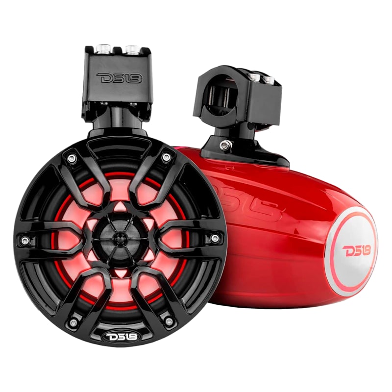 DS18 NXL 6.5" Marine Empty Towers with Integrated LED RGB Lights
