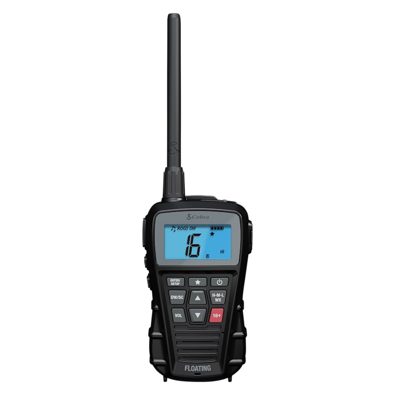 Cobra BlueBound 150 Handheld VHF Floating Marine Radio