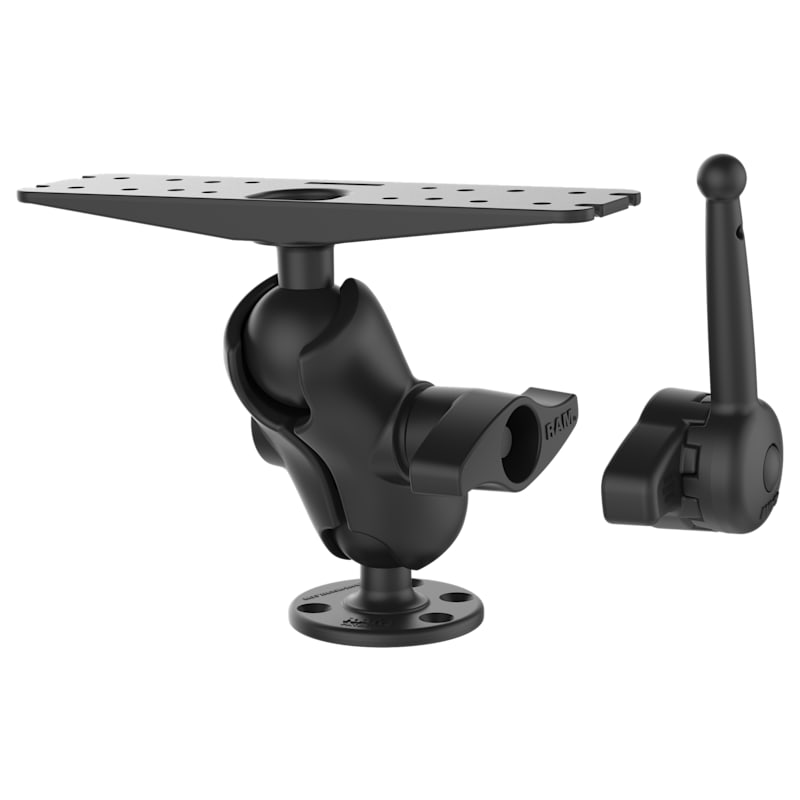 RAM Mounts Universal Heavy-Duty Marine Electronics Mount with Wrench
