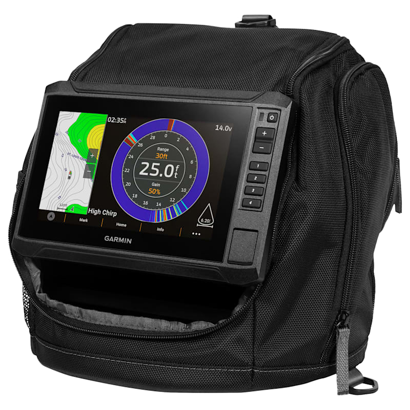 Garmin ECHOMAP UHD2 7'' sv Ice-Fishing Bundle with 73sv Fish Finder and GT10HN-IF Transducer