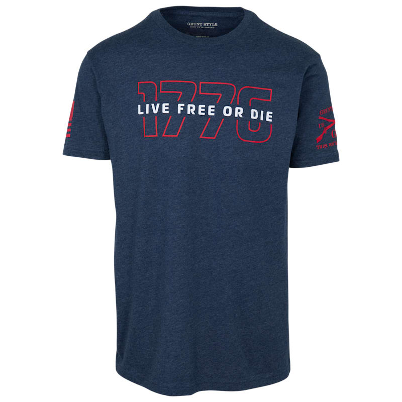 Grunt Style Live Free or Die 76 Short-Sleeve T-Shirt