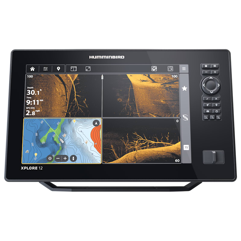 Humminbird XPLORE 12 CHIRP MEGA SI Fish Finder/Chartplotter - Control Head Only