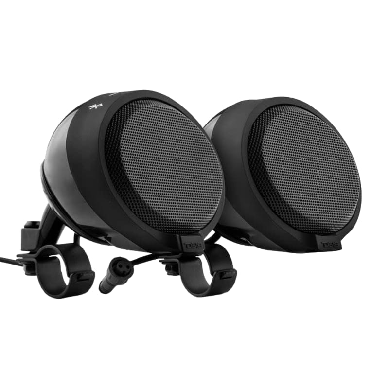 DS18 Amplified Handlebar-Mount Speaker Pods for Motorcycles with 5.0 Bluetooth