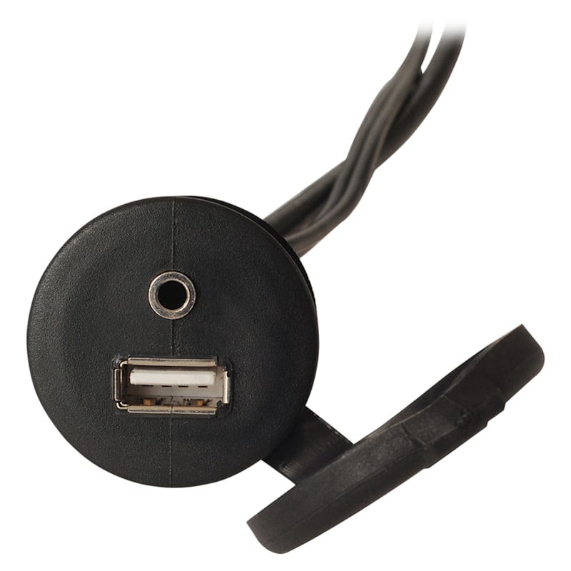 Fusion Entertainment MS-CBUSB3.5 Panel-Mount USB and 3.5mm Aux Connector