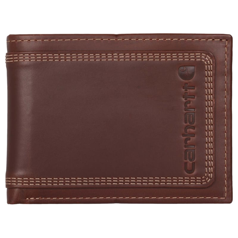 Carhartt Leather Triple-Stitched Passcase Wallet